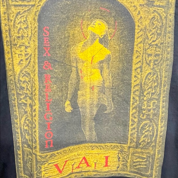 Vtg 1993 Steve Vai Sex & Religion t shirt XL - Picture 5 of 9